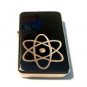 Vector Custom Engraved Butane Lighter - Neutron Electron Nucleus Atom Atomic