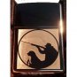 Vector Custom Engraved Butane Lighter - Hunting Duck Fishing with Dog in Field