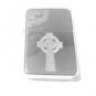 Vector Custom Engraved Butane Lighter - Celtic Cross Logo Symbols Silver