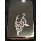 Vector Custom Engraved Butane Lighter - Lucifer Devil Satan Satanic Skull Logo
