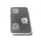 Vector Custom Engraved Butane Lighter - Bullet Holes Shooting Gun Shot Logo
