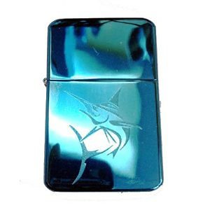 Vector Custom Engraved Butane Lighter - Deep Sea Fishing Marlin Sword Fish Logo