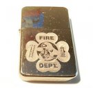 Vector Custom Engraved Butane Lighter - Irish Fire Fighter Department Clover