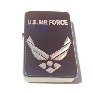 Vector Custom Engraved Butane Lighter - Military Armed Forces Airforce Wings