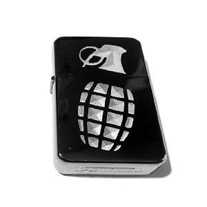 Vector Custom Engraved Butane Lighter - Military Armed Forces Army Grenade Logo