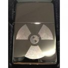 Vector Custom Engraved Butane Lighter - Radioactive Nuclear Earth Globe Logo 2