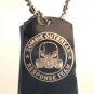 Zombie Outbreak Response Team Skull Mask Logo  - Dog Tag w/ Metal Chain Necklace