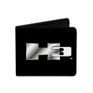 Auto Car Maker GM General Motors Hummer H3 Letter Logo Bi-Fold Wallet