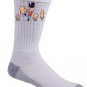"Nut Cracker" Soldier Doll Kicking Walnuts & Peanuts Funny - Crew Socks Pair