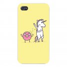 "How Donuts Get Sprinkles" Unicorn Shave - FITS iPhone 4 4s Plastic Snap On Case