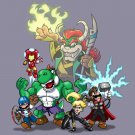 Video Game Parody "The Plungers" Comic Super Hero Crew Movie - Vinyl Sticker