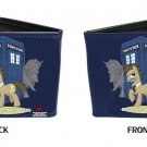My Little Pony MLP Cartoon Dr. Whooves Tardis Box London Bi-fold Wallet