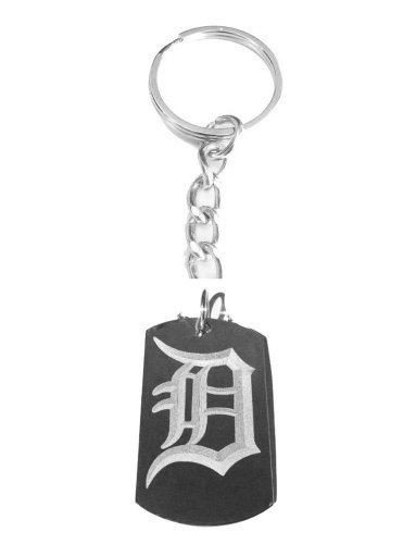 Letter D Old English Font Initial First Name - Metal Ring Key Chain Keychain