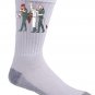 "Murder Chef" Funny Vegetarian Justice Cow & Chicken Humor - Crew Socks Pair