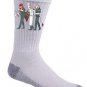 "Murder Chef" Funny Vegetarian Justice Cow & Chicken Humor - Crew Socks Pair