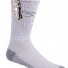 "Murder Cupid" Funny Greek God Crime Bow & Arrow Death Humor - Crew Socks Pair