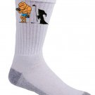 "Mission Failed" Rock Super Hero & Grim Reaper Death Parody - Crew Socks Pair