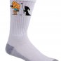 "Mission Failed" Rock Super Hero & Grim Reaper Death Parody - Crew Socks Pair