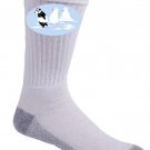 "Outfit" Funny Polar Bears & Stylish Panda Clothing Humor - Crew Socks Pair