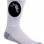 "Slam Dunk" Astronaut Moon & Galaxy Basketball Parody Humor - Crew Socks Pair