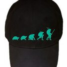 "Evolution" Transformation Turtle TV Show Parody - Black Adjustable Cap Hat