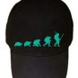 "Evolution" Transformation Turtle TV Show Parody - Black Adjustable Cap Hat