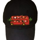 "Red Trip In London" Fictional Characters Parody - Black Adjustable Cap Hat