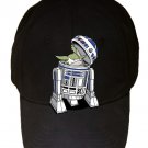 "The Man Behind" Space Movie Alien & Robot Parody - Black Adjustable Cap Hat