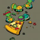 "Pizza Lover" Turtles Cartoon TV Show Parody - Rectangle Refrigerator Magnet