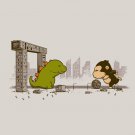 "Epic Soccer Game" Monsters Classic Movie Parody - Rectangle Refrigerator Magnet