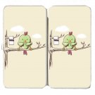 "Public Toilet" Bird Tree w/ Paper Roll Funny - Womens Taiga Hinge Wallet Clutch
