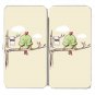 "Public Toilet" Bird Tree w/ Paper Roll Funny - Womens Taiga Hinge Wallet Clutch