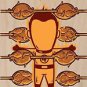 "Part-Time Job Roast Chicken" Comic Parody - Plywood Wood Print Poster Wall Art