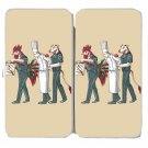 "Murder Chef" Funny Vegetarian Justice Humor - Womens Taiga Hinge Wallet Clutch