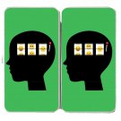 "Mood Of The Day" Casino Slot Machine Brain - Womens Taiga Hinge Wallet Clutch