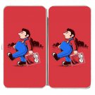 "Behind The Scene" Plumber Video Game Parody - Womens Taiga Hinge Wallet Clutch
