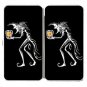 "Kidnap" Evil Moon Stealing Sun in Cage - Womens Taiga Hinge Wallet Clutch