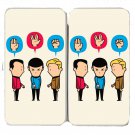 "Paper, Scissors, Rock" Space TV Show Parody - Womens Taiga Hinge Wallet Clutch