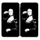 "Winked" Funny Famous Painting Artwork Parody - Womens Taiga Hinge Wallet Clutch