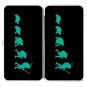 "Evolution" Transformation Turtle TV Parody - Womens Taiga Hinge Wallet Clutch