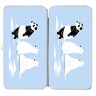 "Outfit" Polar & Panda Bear Style Humor Funny - Womens Taiga Hinge Wallet Clutch