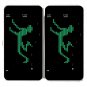 "Dodge Game" Space Arcade Video Game Parody - Womens Taiga Hinge Wallet Clutch