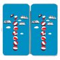 "Sky Circus" Funny Cat Balancing on Balls Act - Womens Taiga Hinge Wallet Clutch