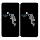 "Slam Dunk" Astronaut Moon & Galaxy Funny - Womens Taiga Hinge Wallet Clutch