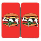 "Still Yum Yum" Funny Cow in Hamburger Humor - Womens Taiga Hinge Wallet Clutch