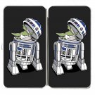"The Man Behind" Fun Space Movie Robot Parody - Womens Taiga Hinge Wallet Clutch