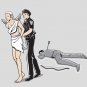 "Murder Cupid" Myth God Bow & Arrow Death Funny - Rectangle Refrigerator Magnet