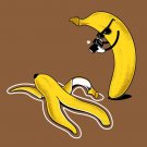 "Murder" Banana & Peel Homicide Crime Scene - Rectangle Refrigerator Magnet