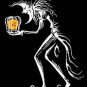 "Kidnap" Evil Moon Creature Stealing Sun in Cage - Rectangle Refrigerator Magnet