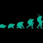 "Evolution" Transformation Turtle TV Show Parody - Rectangle Refrigerator Magnet